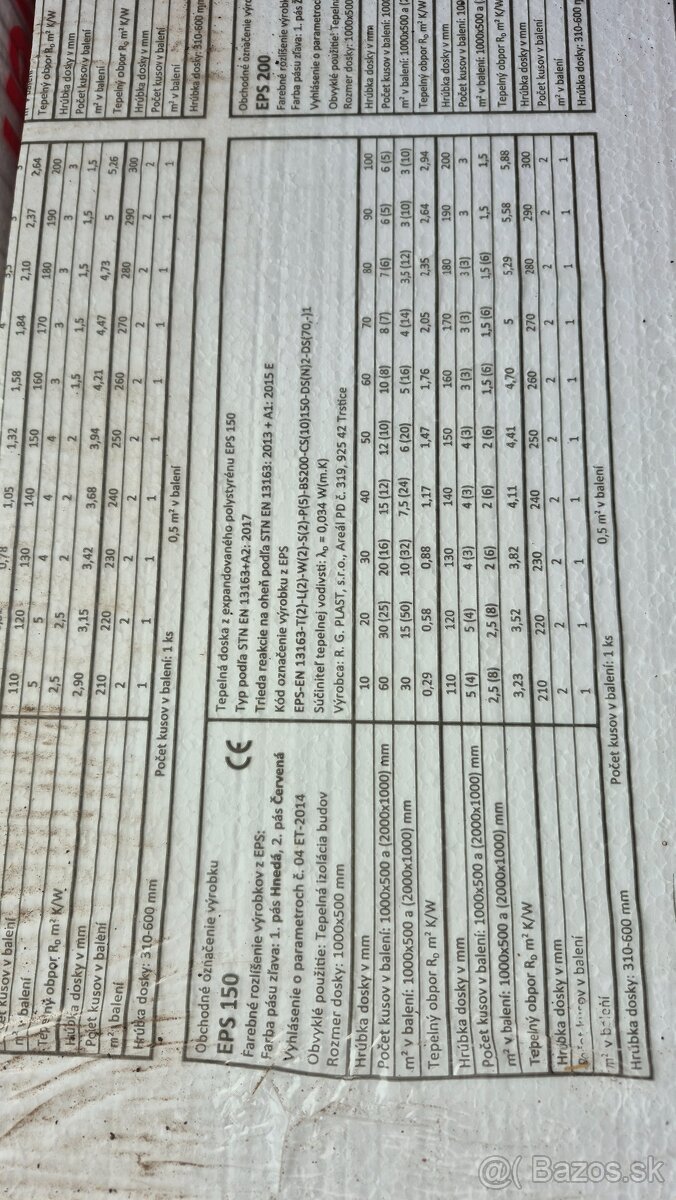 Podlahovy polystyren EPS100 - 3