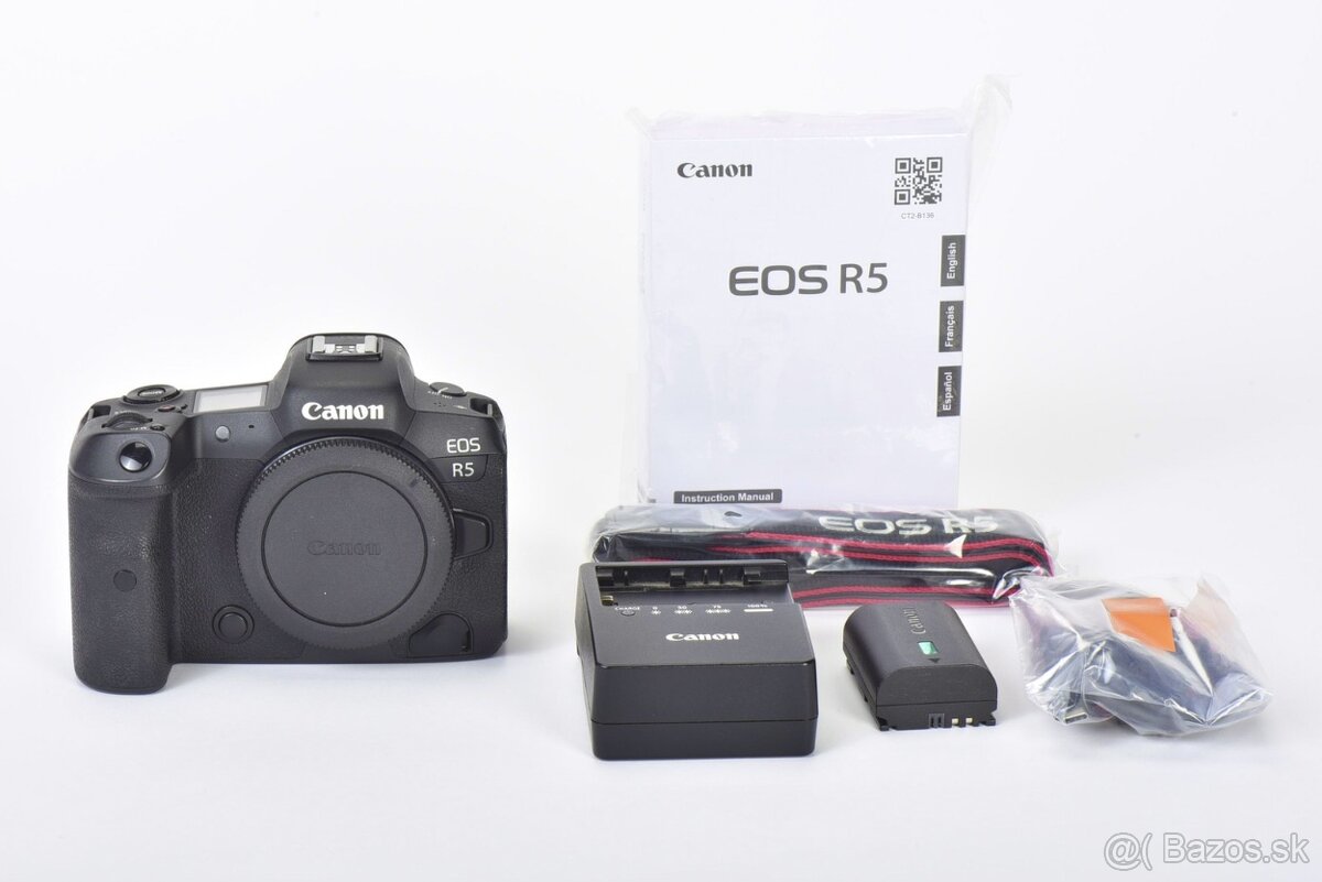 Canon R5 telo - v zaruke do 2027, 6 baterii - 3