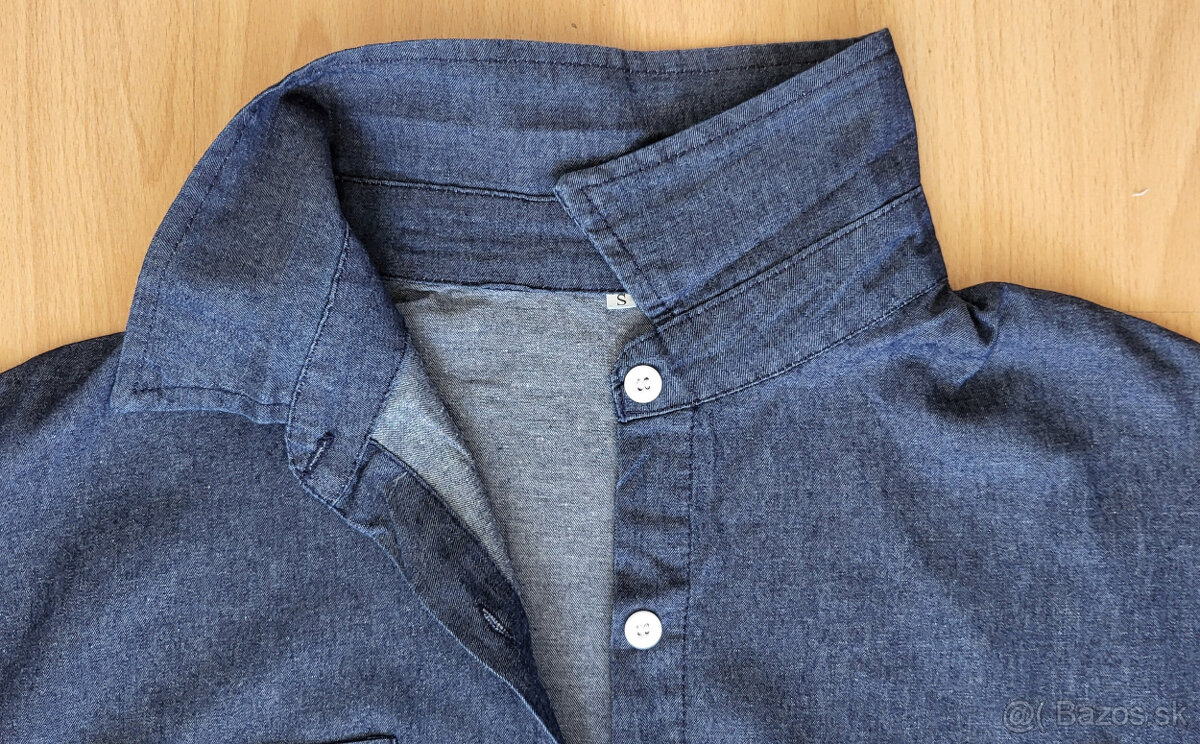 Džínsové šaty - Tmavomodré a Bledomodré - 3