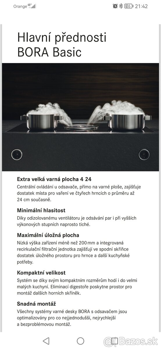 Indukčná varná doska BORA - 3