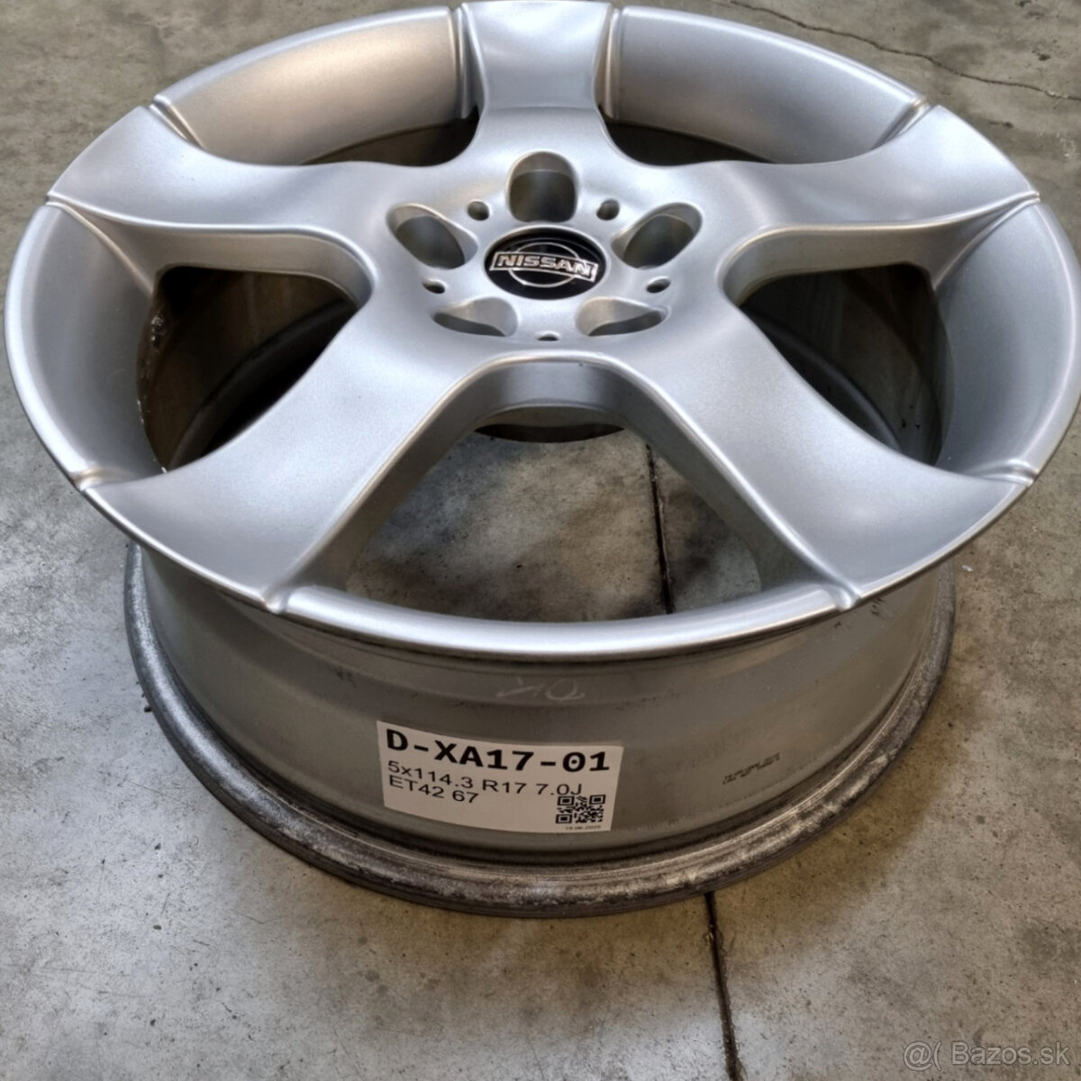 Hliníkové disky 5x114,3 R17 7J ET42 - 3