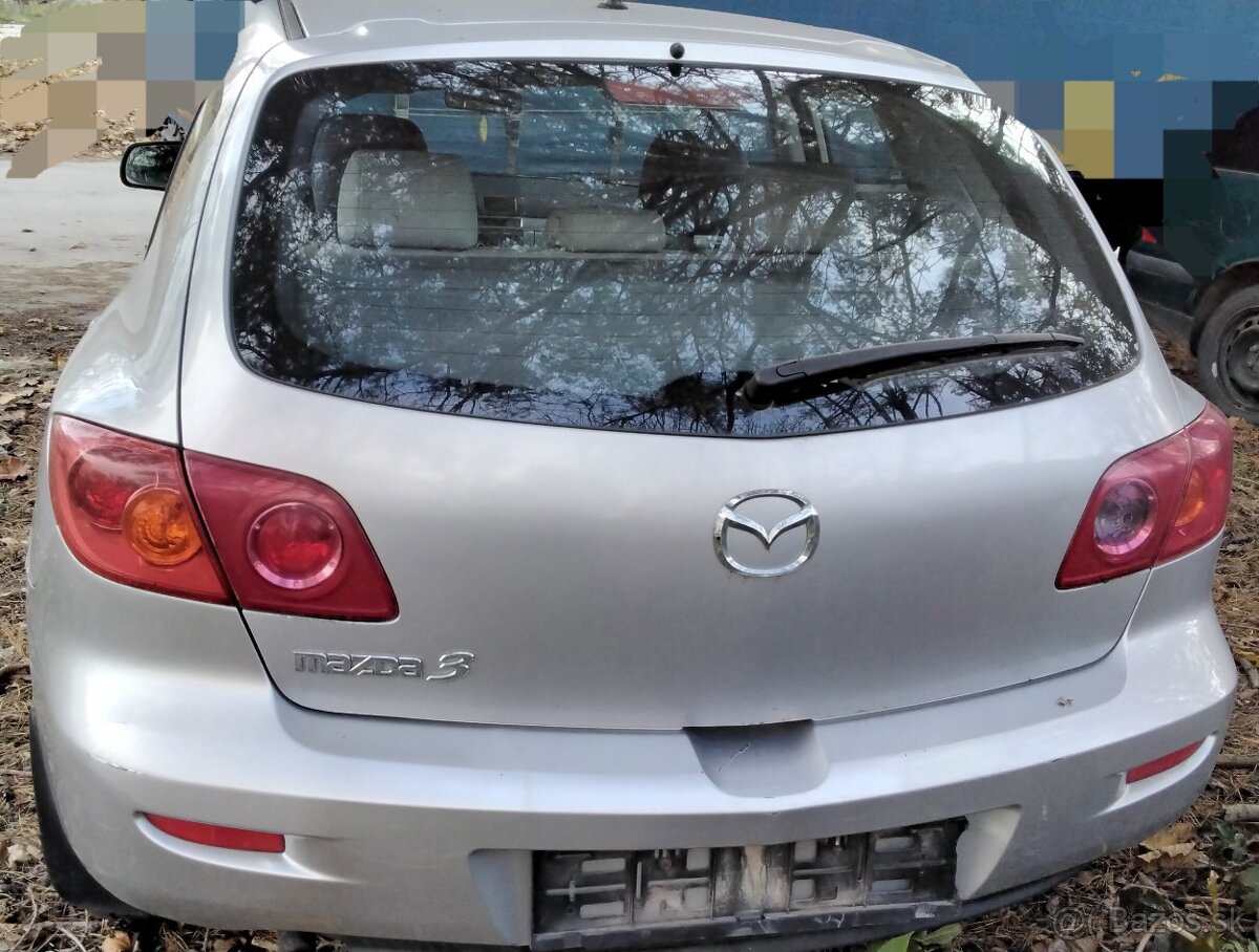 Mazda 3 1.6 2004 predám MOTOR Z601, PREVODOVKA, nárazník - 3