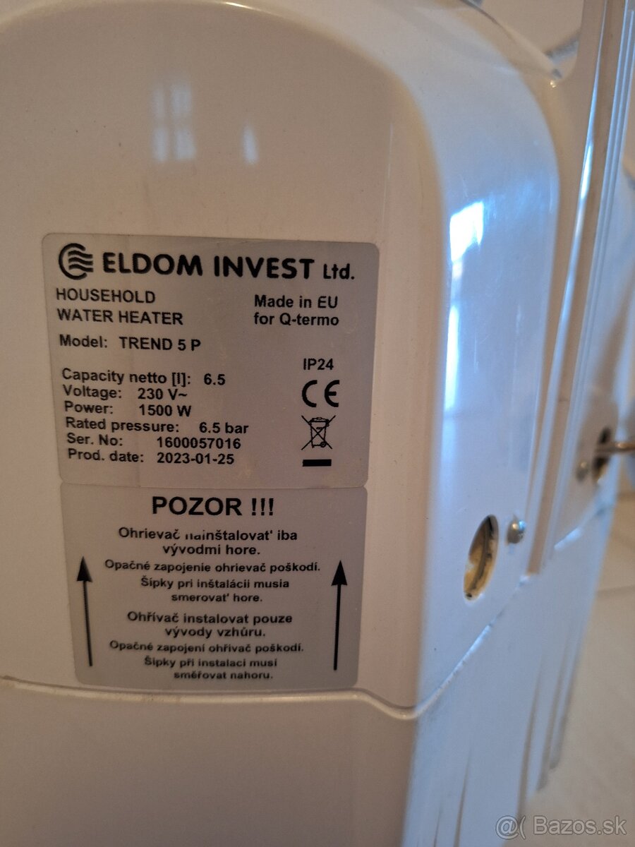 Predám ohrievač vody Q-TERMO Trend 5 P - 3