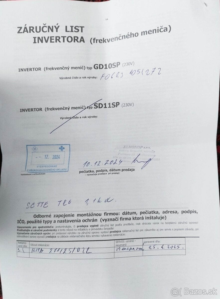 Frekvenčný menič - 3