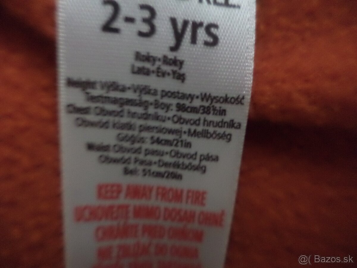 detská zateplená vestička vel.98 - 3