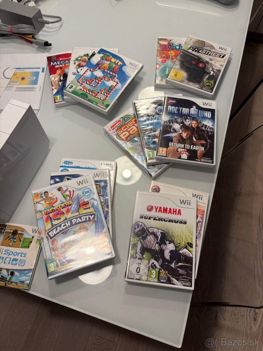 Predám zberateľský kúsok Nintendo Wii – kompletný set + hry - 3