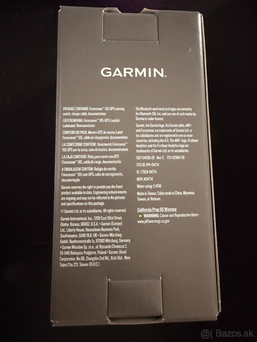 Garmin Forerunner 165 Black/Slate Grey - 3