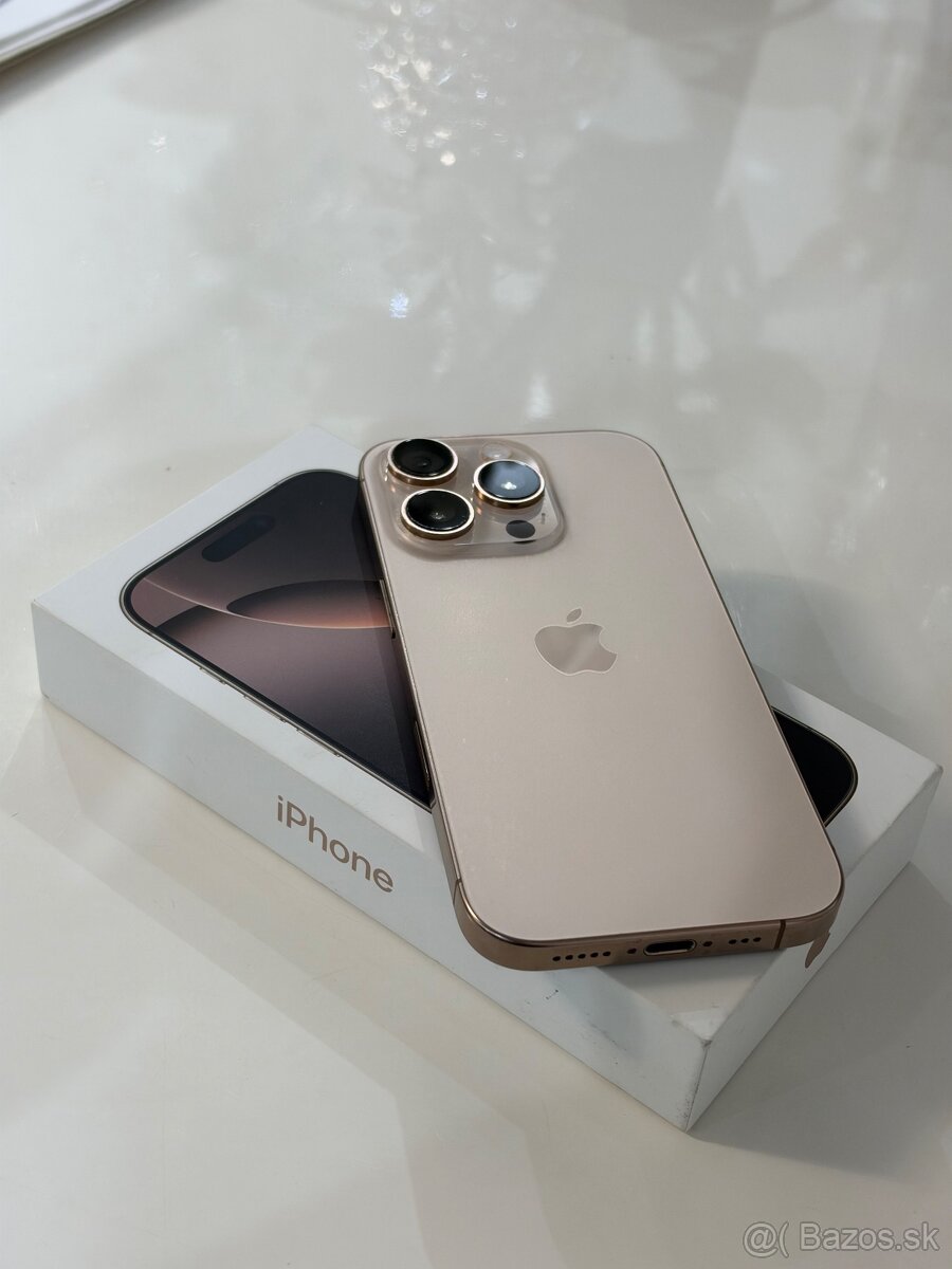 Apple iphone 16 Pro 128 GB- Desert Titanium - 3