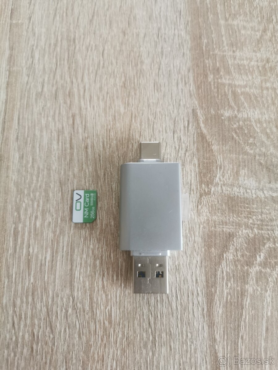 NM karta nano card 256gb + citacka pre Huawei za 30€ - 3