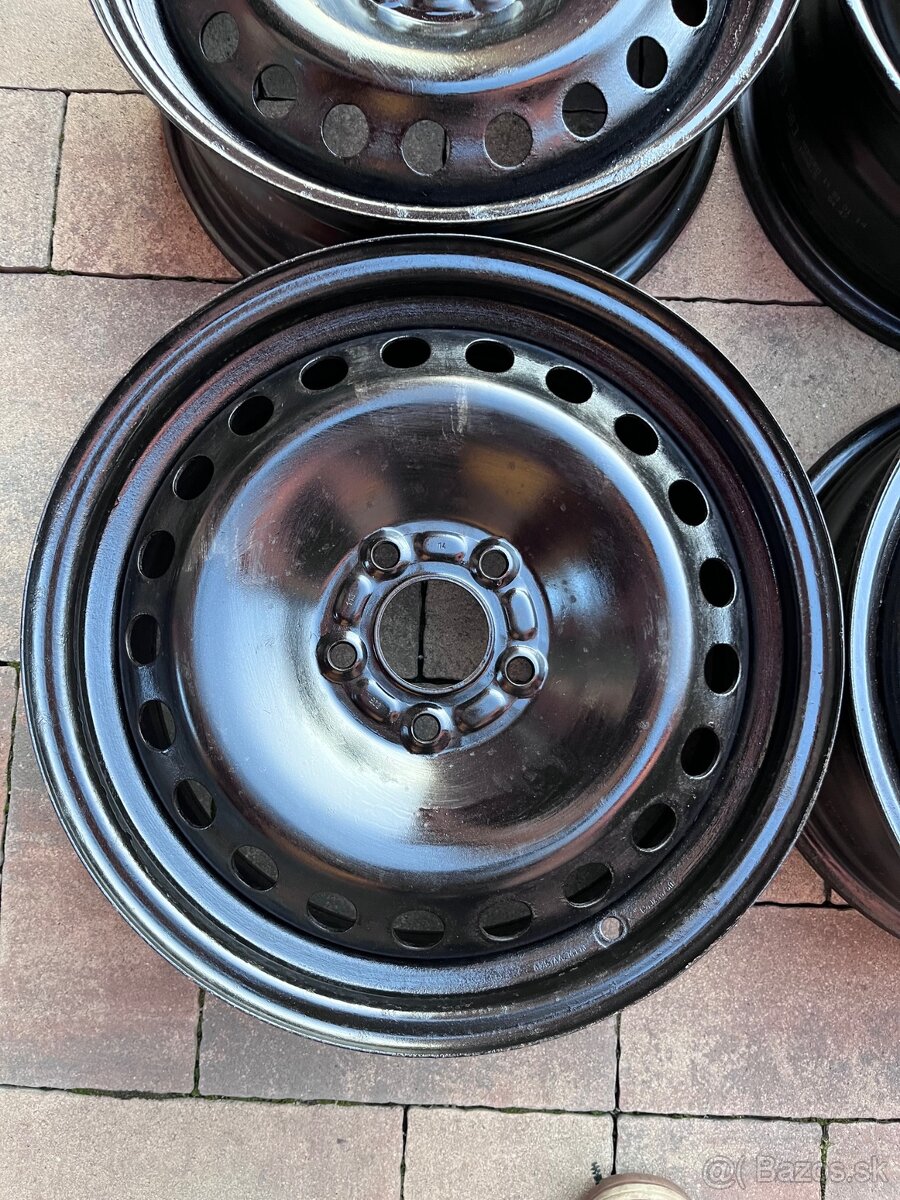 Orig. plechove disky Ford R16, 5x108 - 3