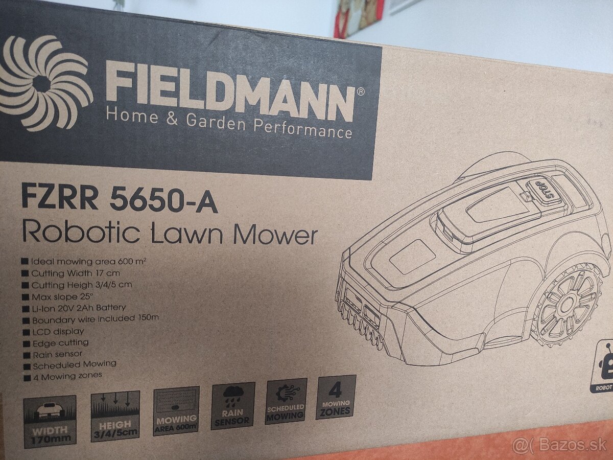 Robotická kosačka Fieldmann FZRR 5650-A - 3