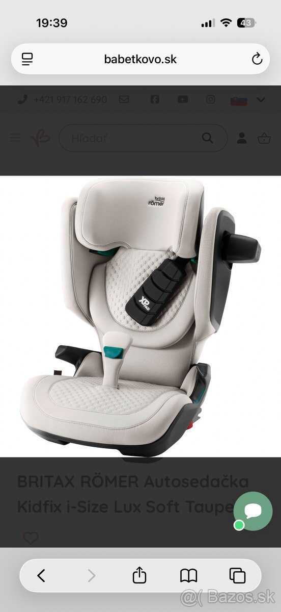 Britax romer kidfix i size lux - 3