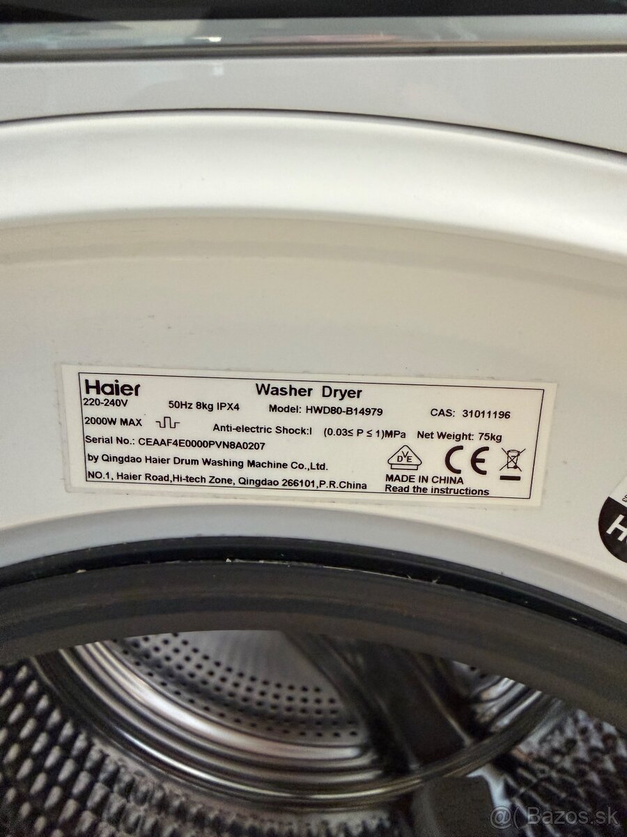 Haier práčka so sušičkou - 3
