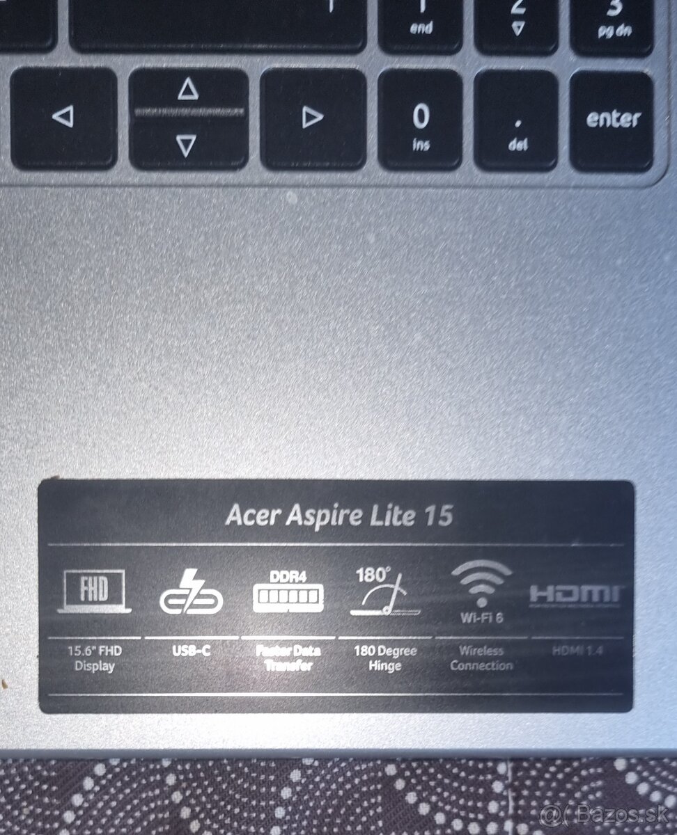 Notebook Acer Aspire Lite 15 - 3