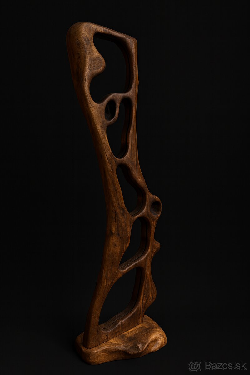 Drevená dizajnová lampa - 3