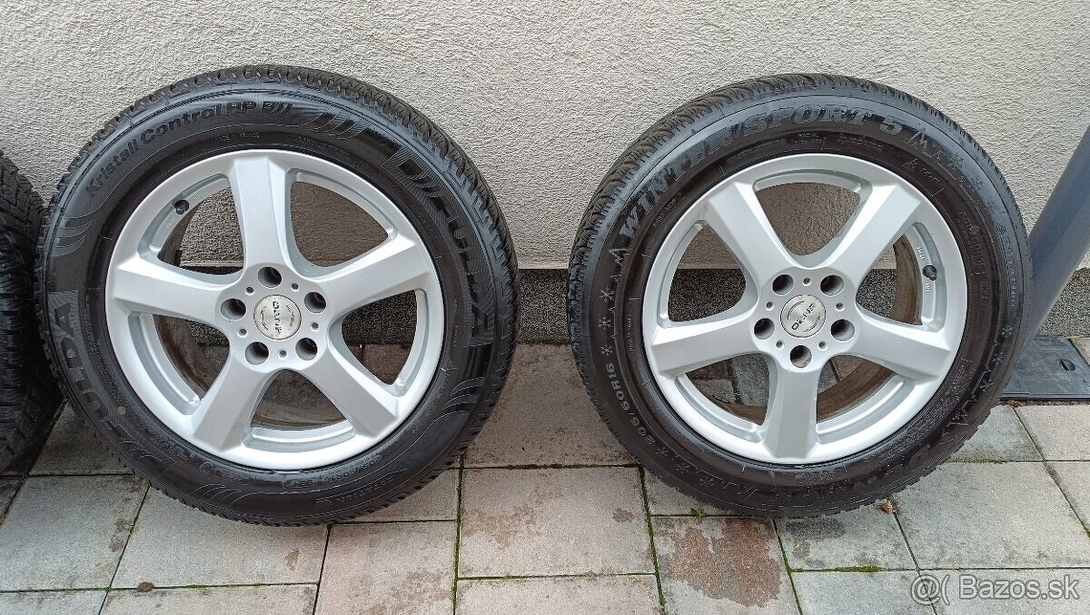 5x112 R16 HLINÍKOVÉ DISKY 205/60 R16 ZIMNÉ PNEUMATIKY - 3