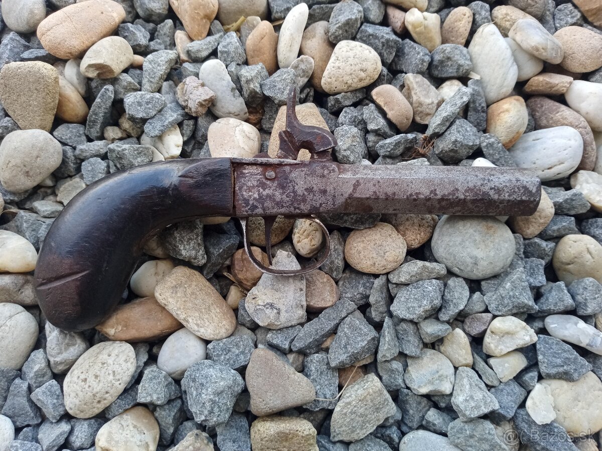 Perkusny pištoľ zrejme cestovny 18 či 19 storočie - 3
