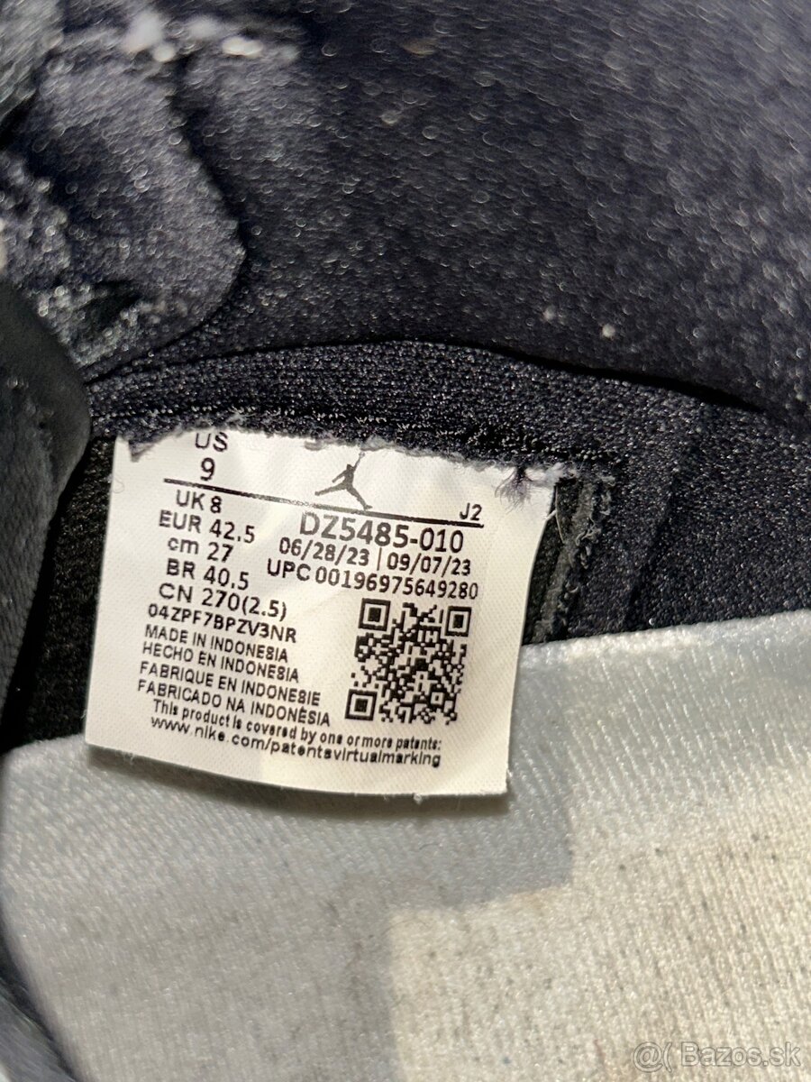 JORDAN 1 RETRO HIGH OG "BLACK WHITE" - 3