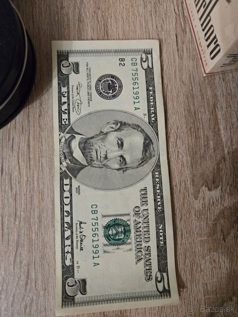 Predám staré dolárove bankovky - 3