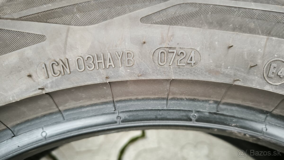 Predám 4ks pneumatiky Continental EcoContact 205/55 R17 - 3