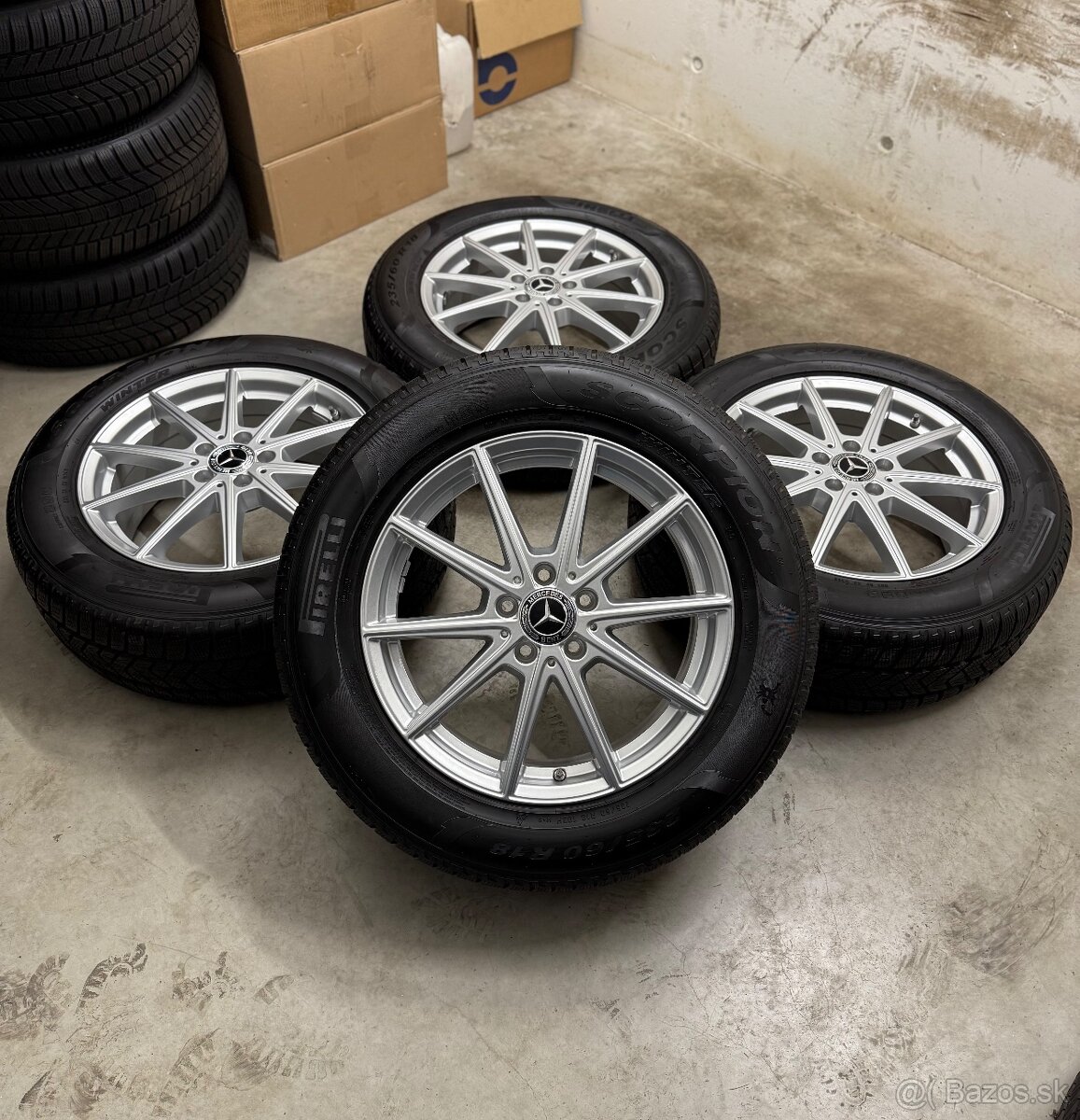 Nepoužitá zimná sada 5x112 R18 , 235/60/18 Mercedes Benz GLE - 3