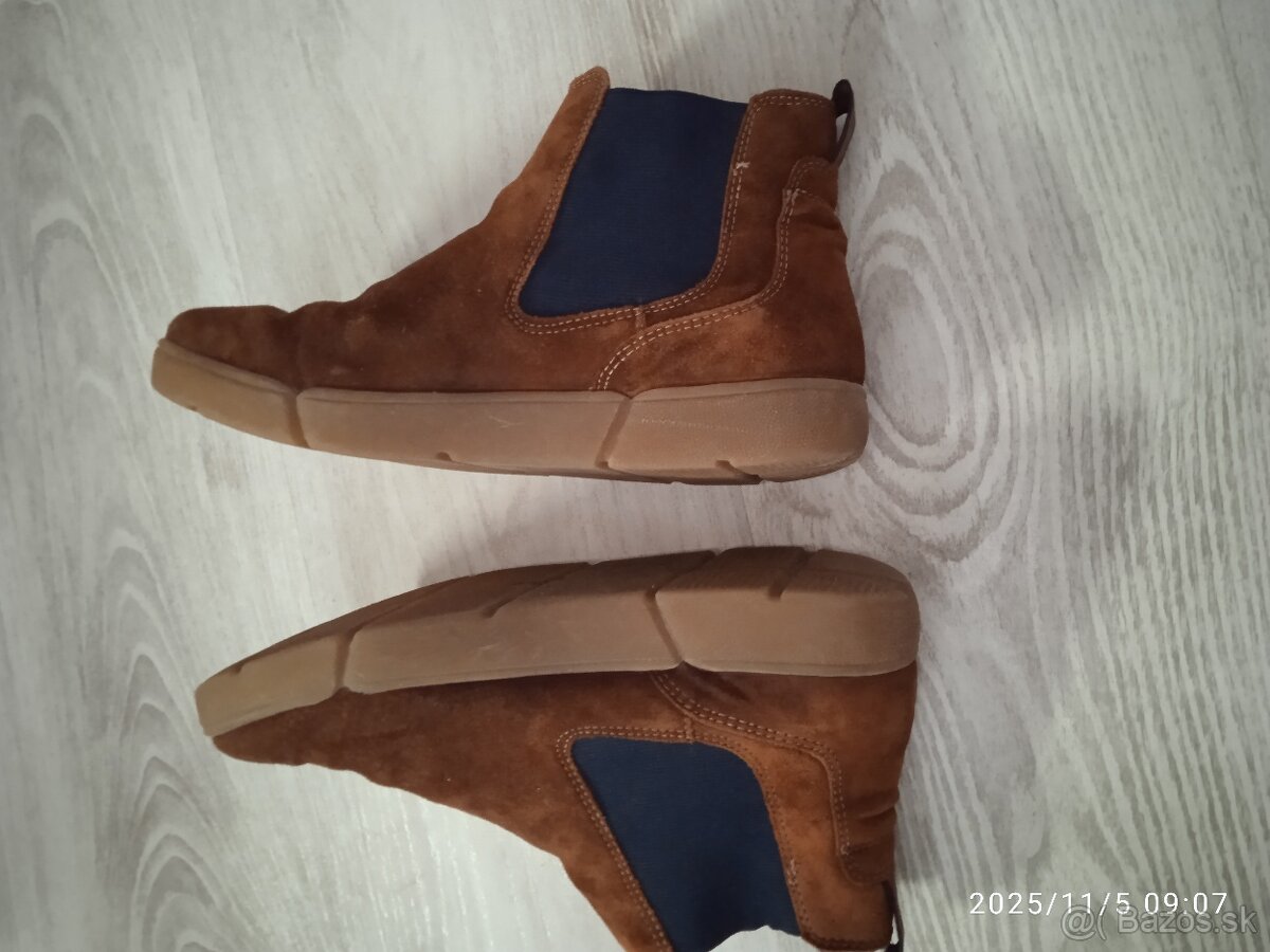 Semišové kotníkové topánky - 3