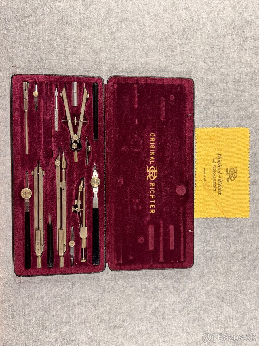 Stará rýsovací sada KOPERNIKUS IX, originál Richter - 3