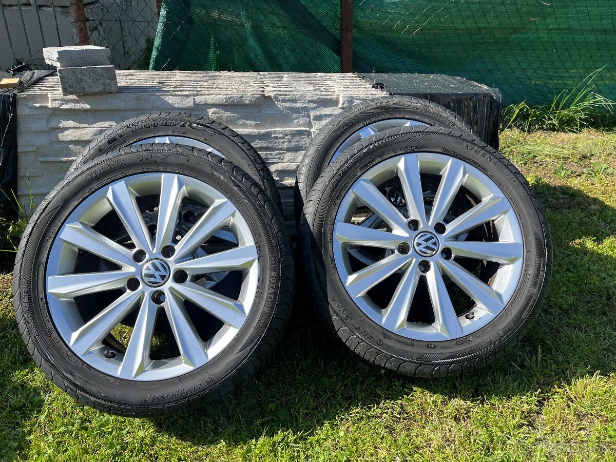 Letná sada originál VW R17 5x112 - 3