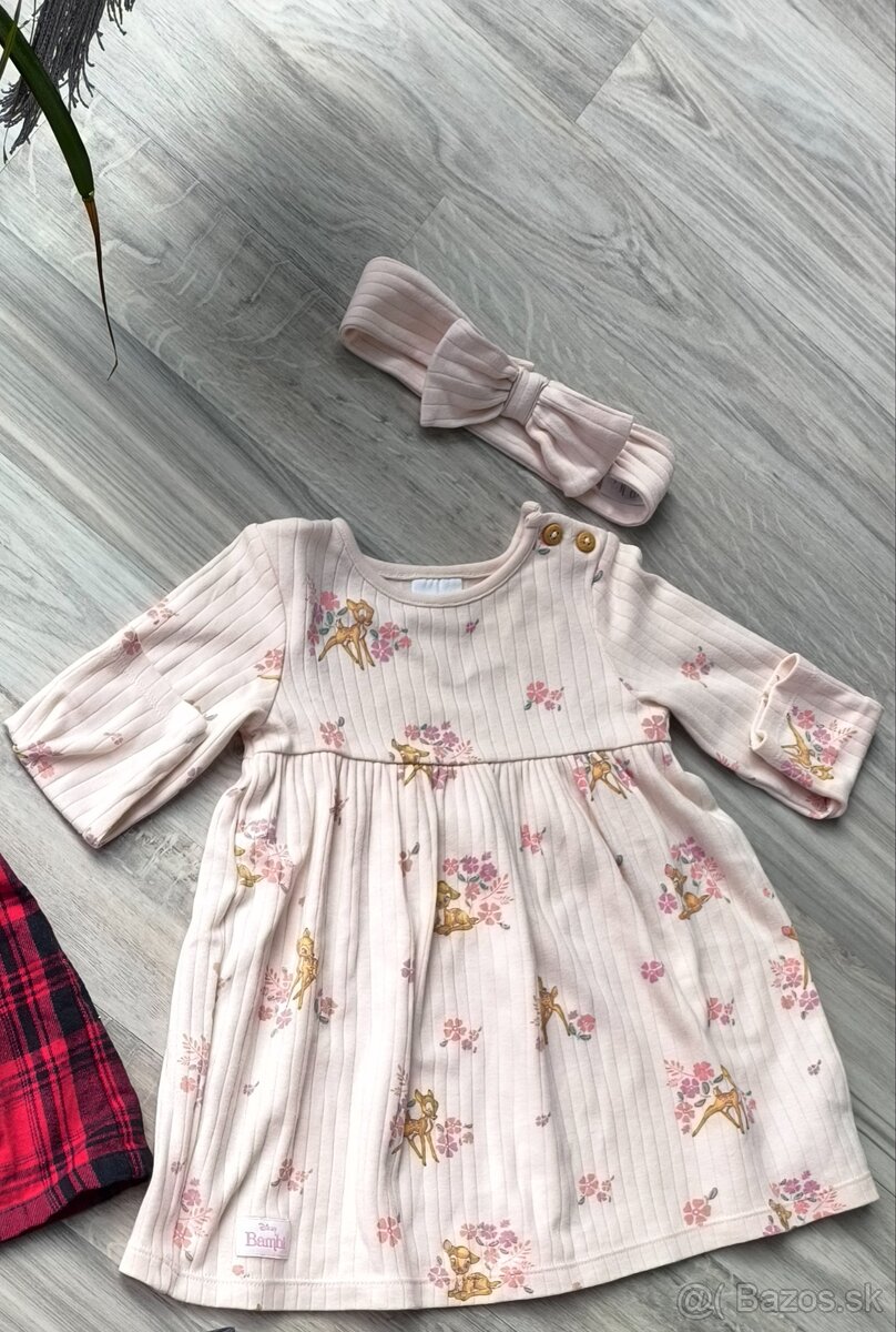 3x šaty F&F veľkosť 74 - 3