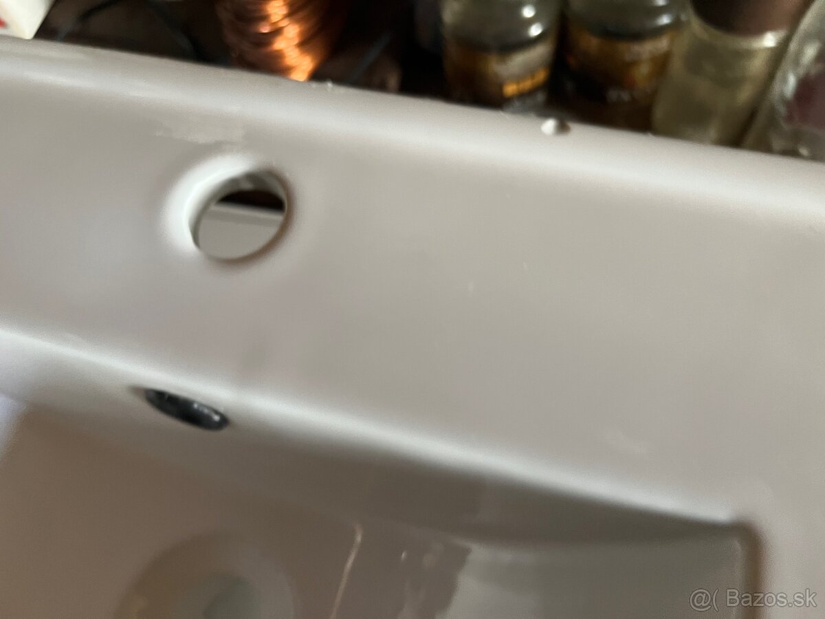 Umývadlo 60 cm – keramické, biele - 3