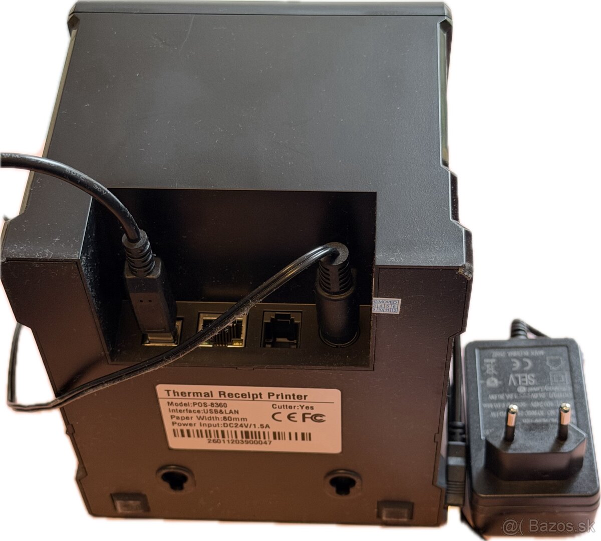 Termálna tlačiareň na účtenky - model POS-8360 - 3