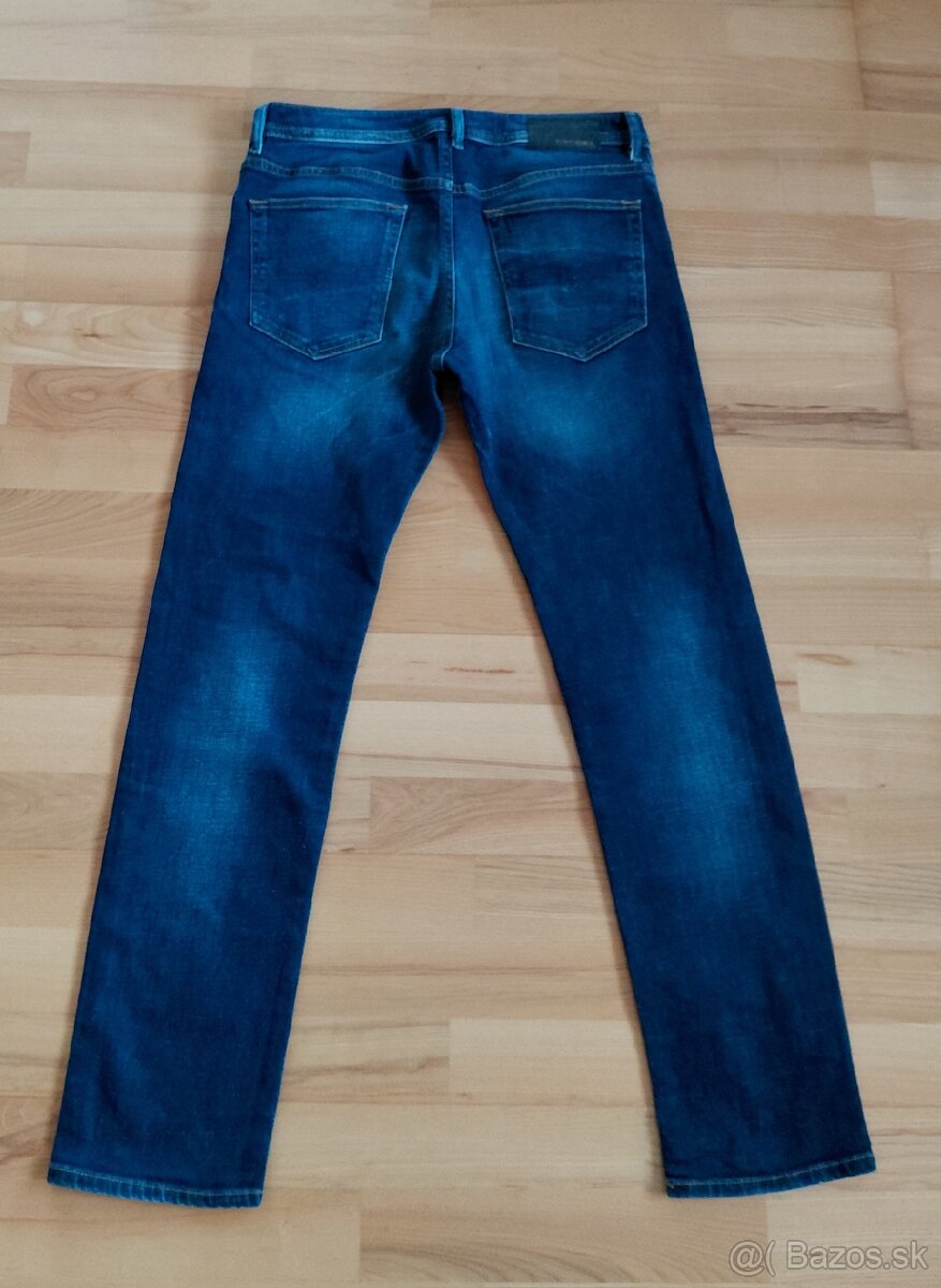 Diesel tmavomodré reg slim fit - 3