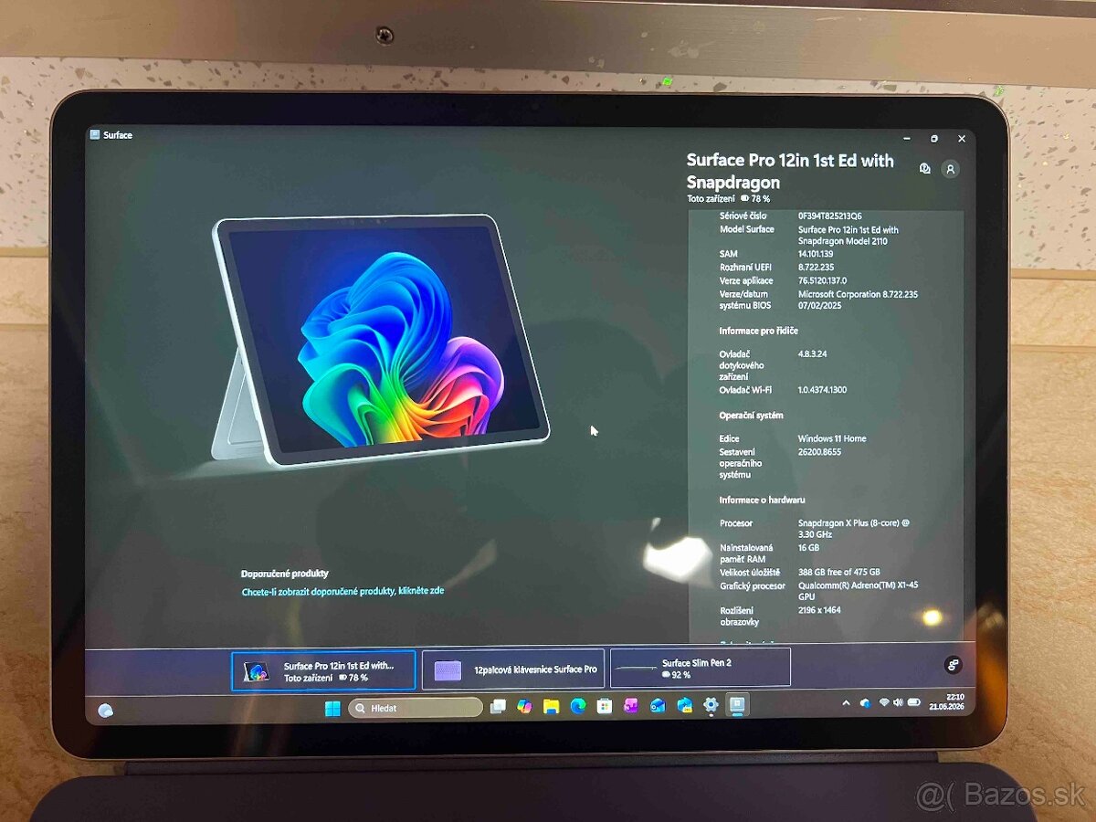 Microsoft Surface Pro 12" (Snapdragon X Plus) – 16GB, 512GB - 3