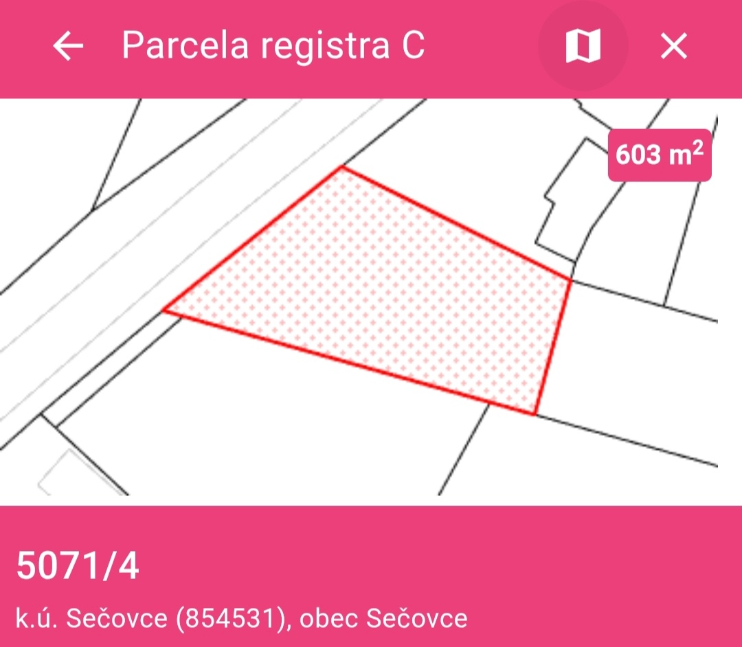 Pozemok v obci Albínov, Sečovce - 3