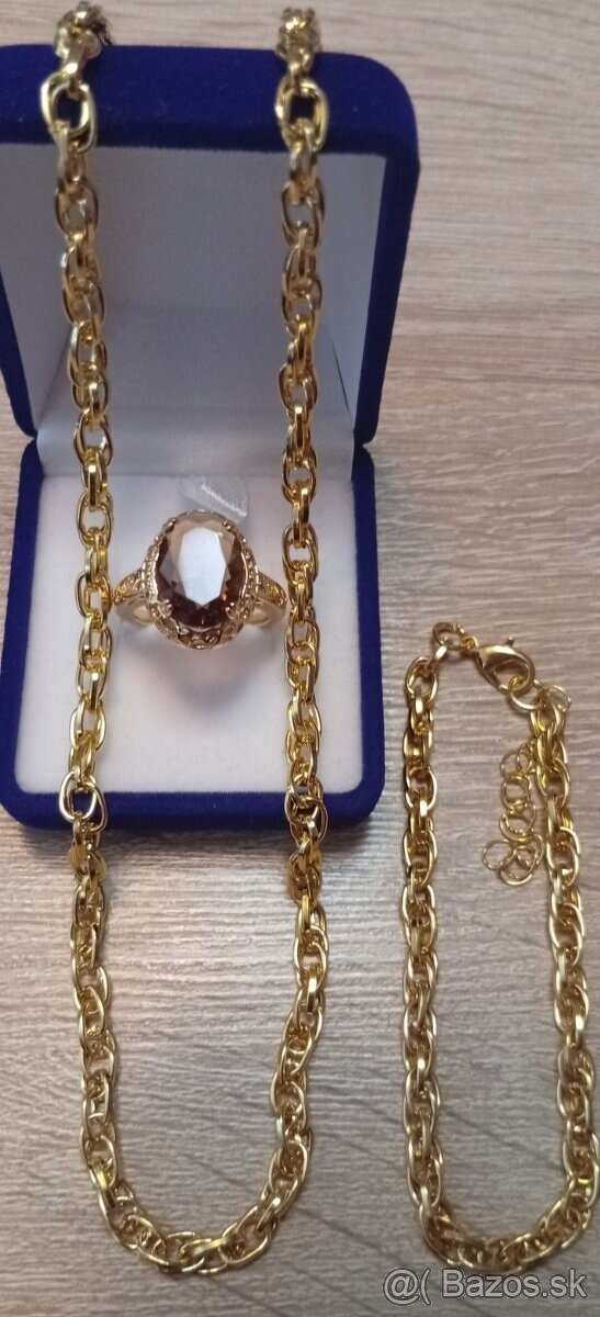 Nádherný pozlátený set šperkov.. DÁMSKY - 3