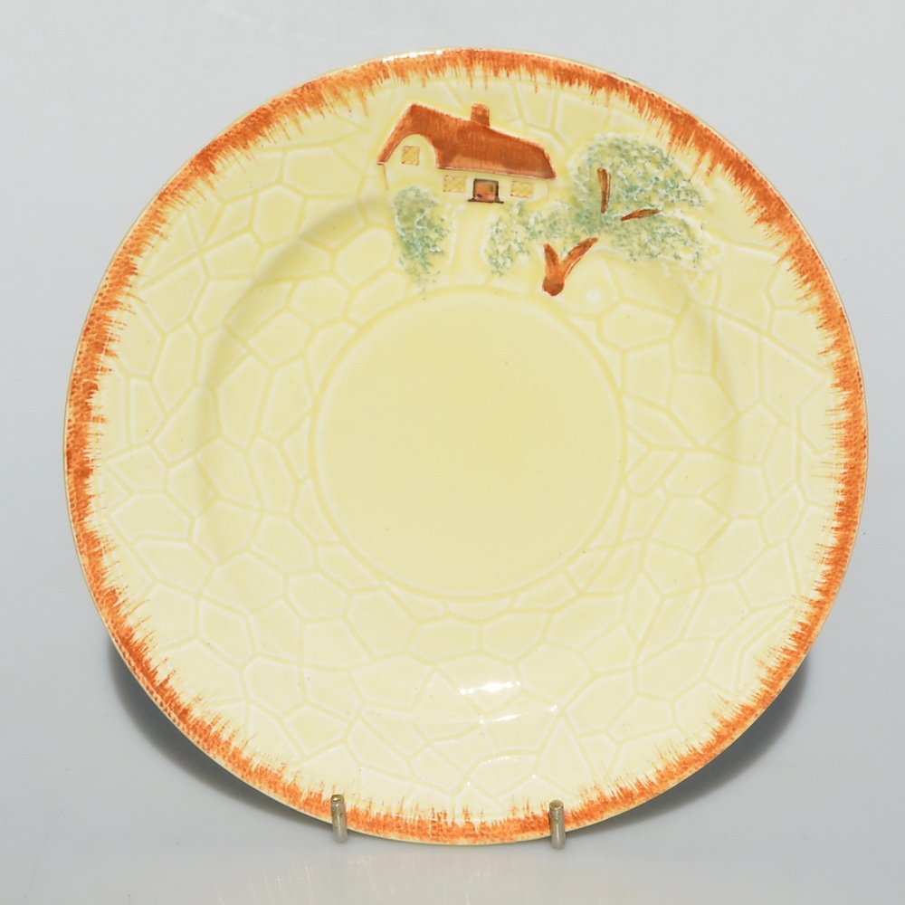 Starožitný keramický trojset z Anglicka - Domček - 3