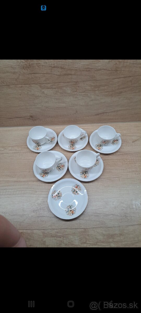 Šalky na kávu retro - 3