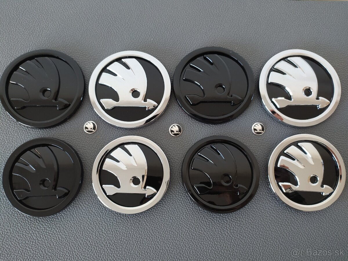 Škoda pukličky do diskov, znak na volant - 3