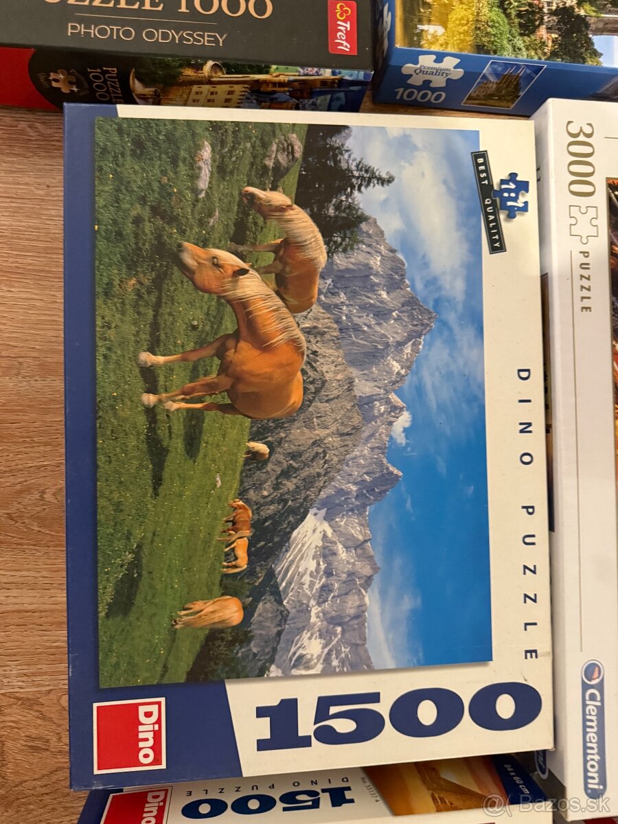 Puzzle 1000, 1500 a 3000 - 3
