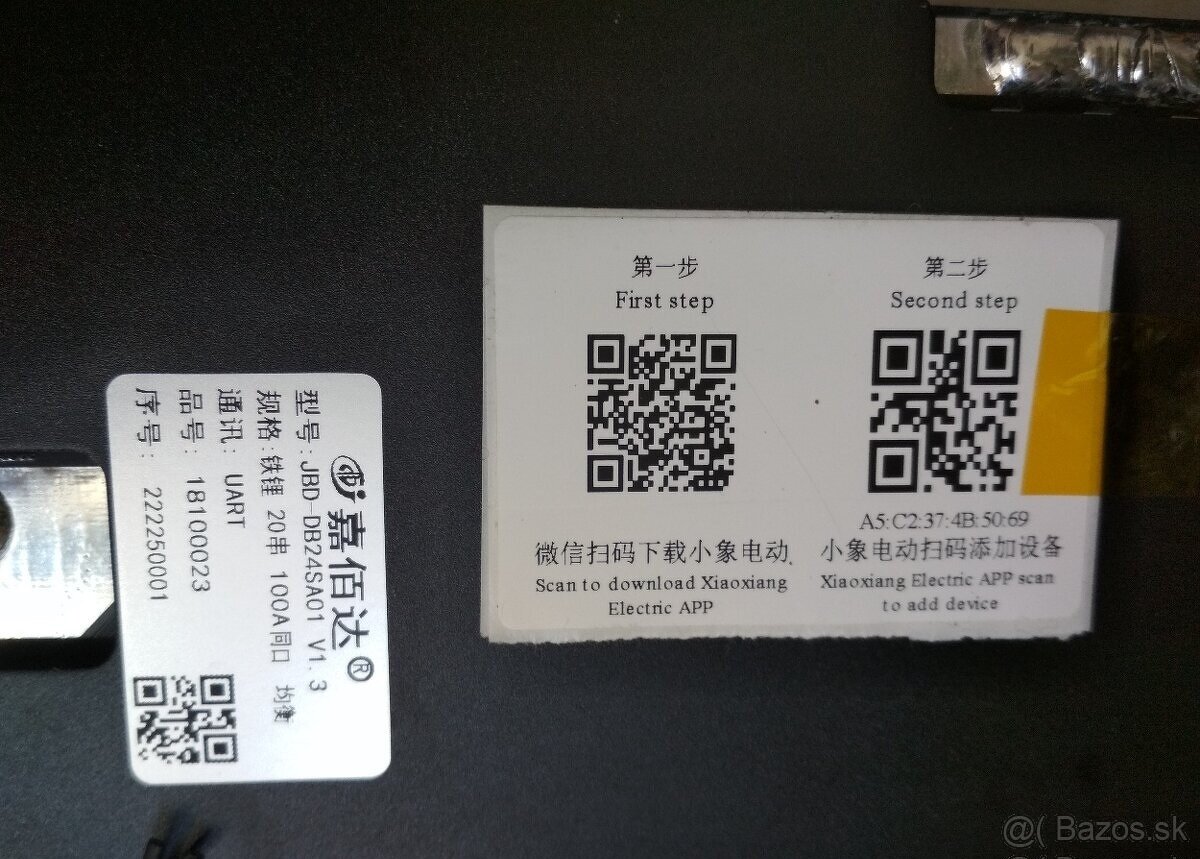 Smart LiFePO4 BMS, 6S-22S, 100A - 3