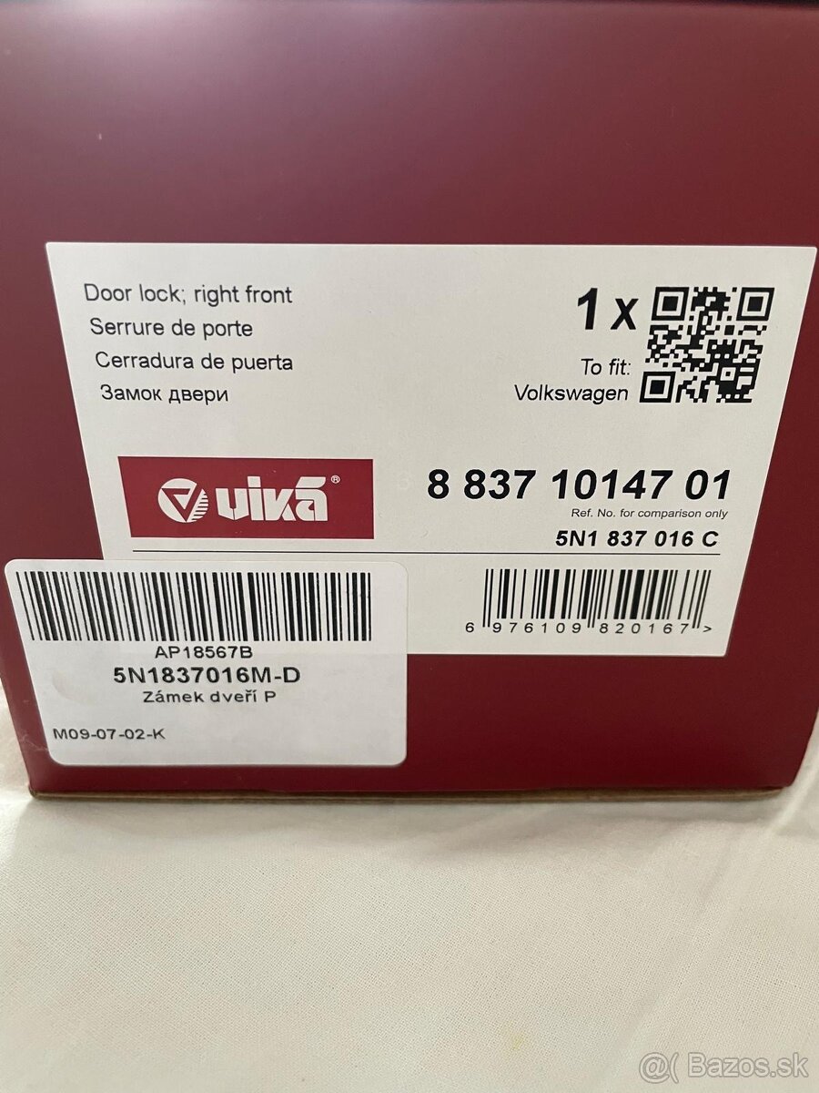 Skoda fabia 2 zamok dveri - 3