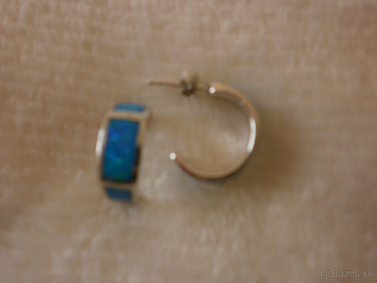 strieborné náušnice - 3