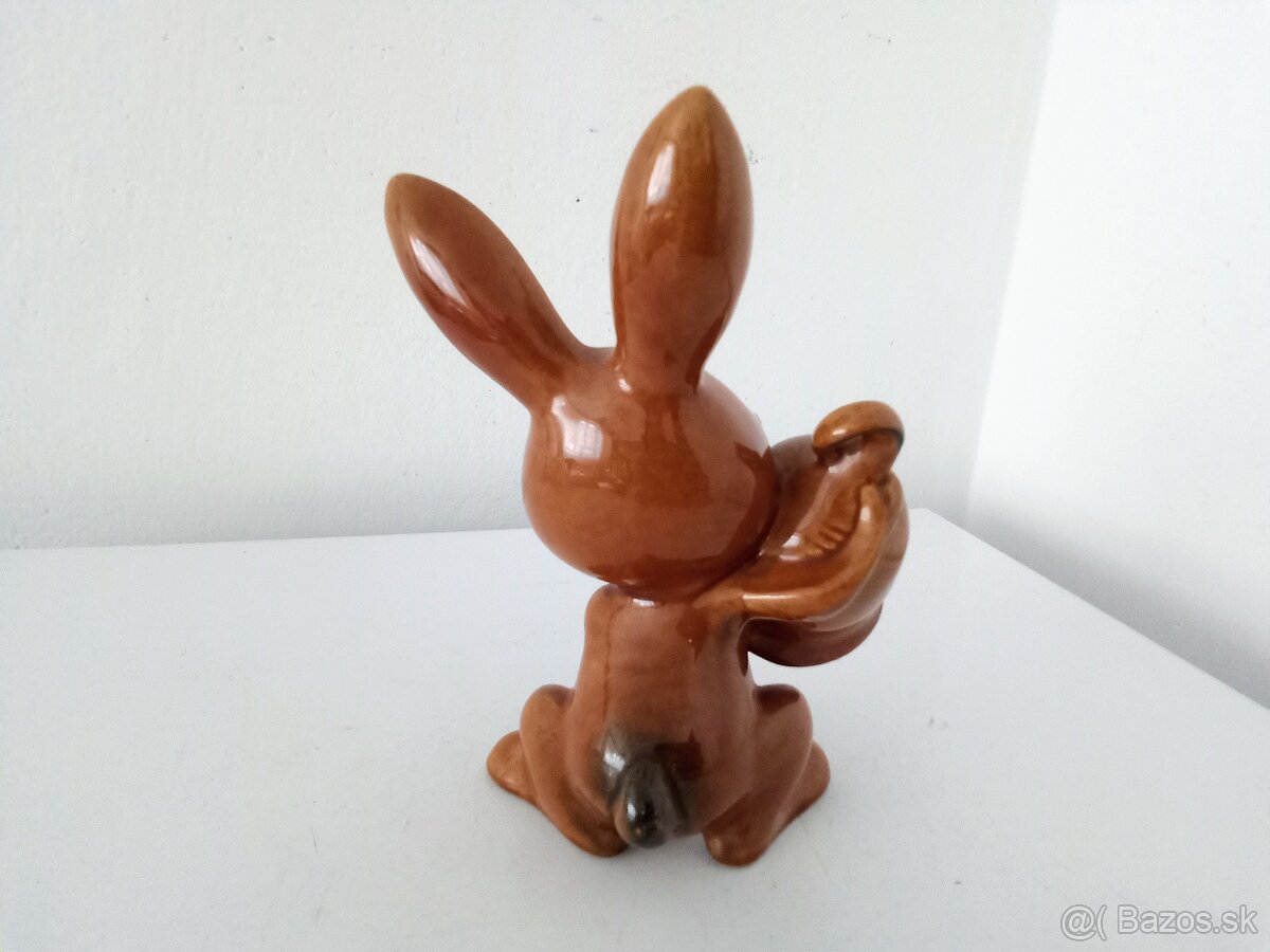 Soška - keramický zajíc - 3