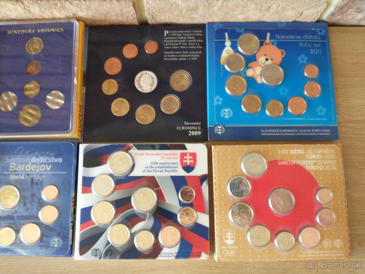 SK, CZ sady mincí bk, proof - 3