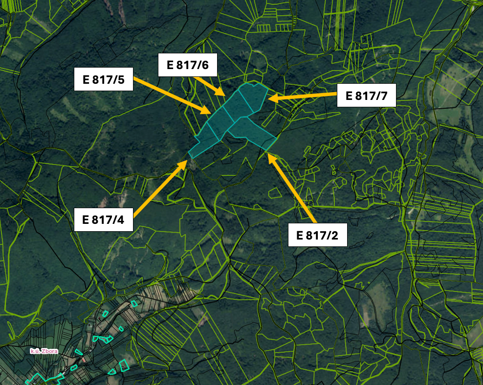 Hoštiná – 20.700 m2 ORNÁ PÔDA a LES pri Púchove - 3