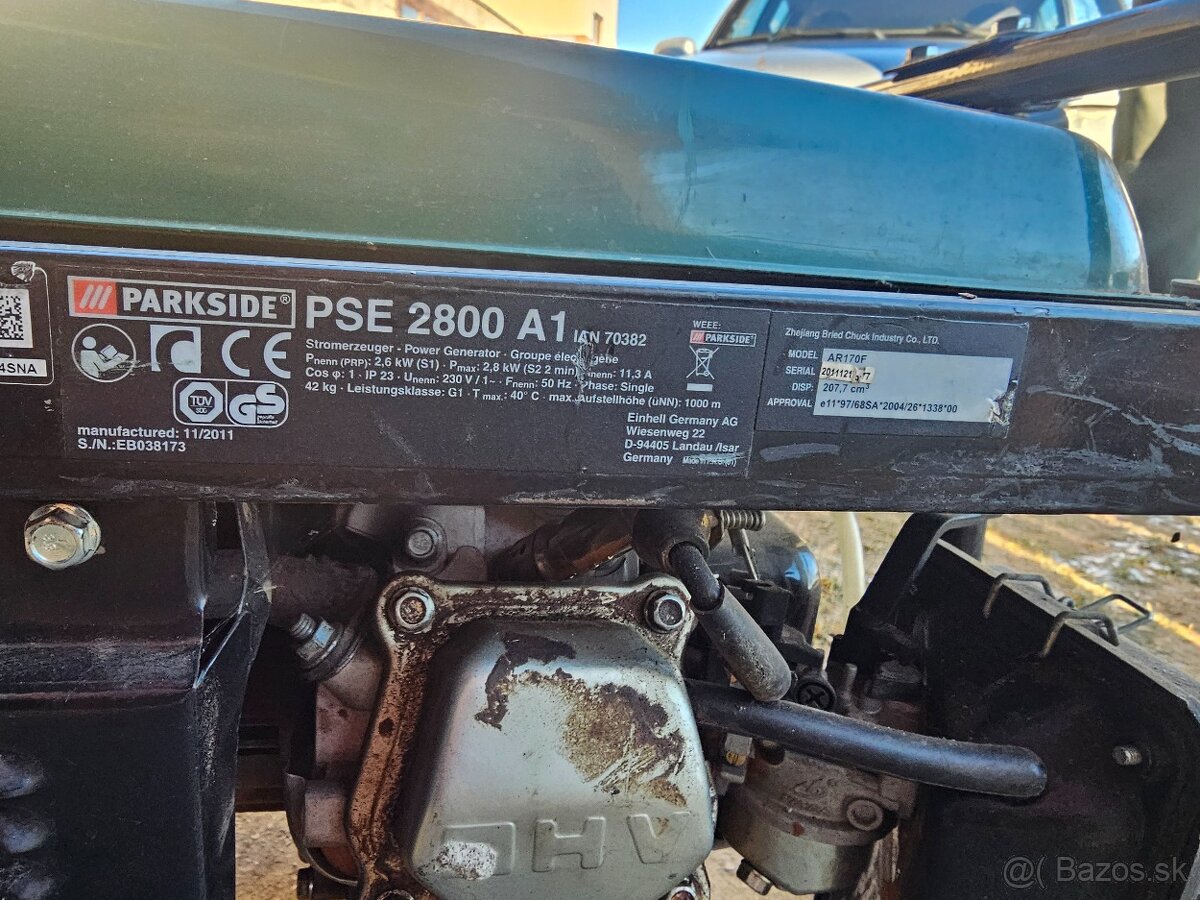 Predám elektrocentrálu parkside - 3