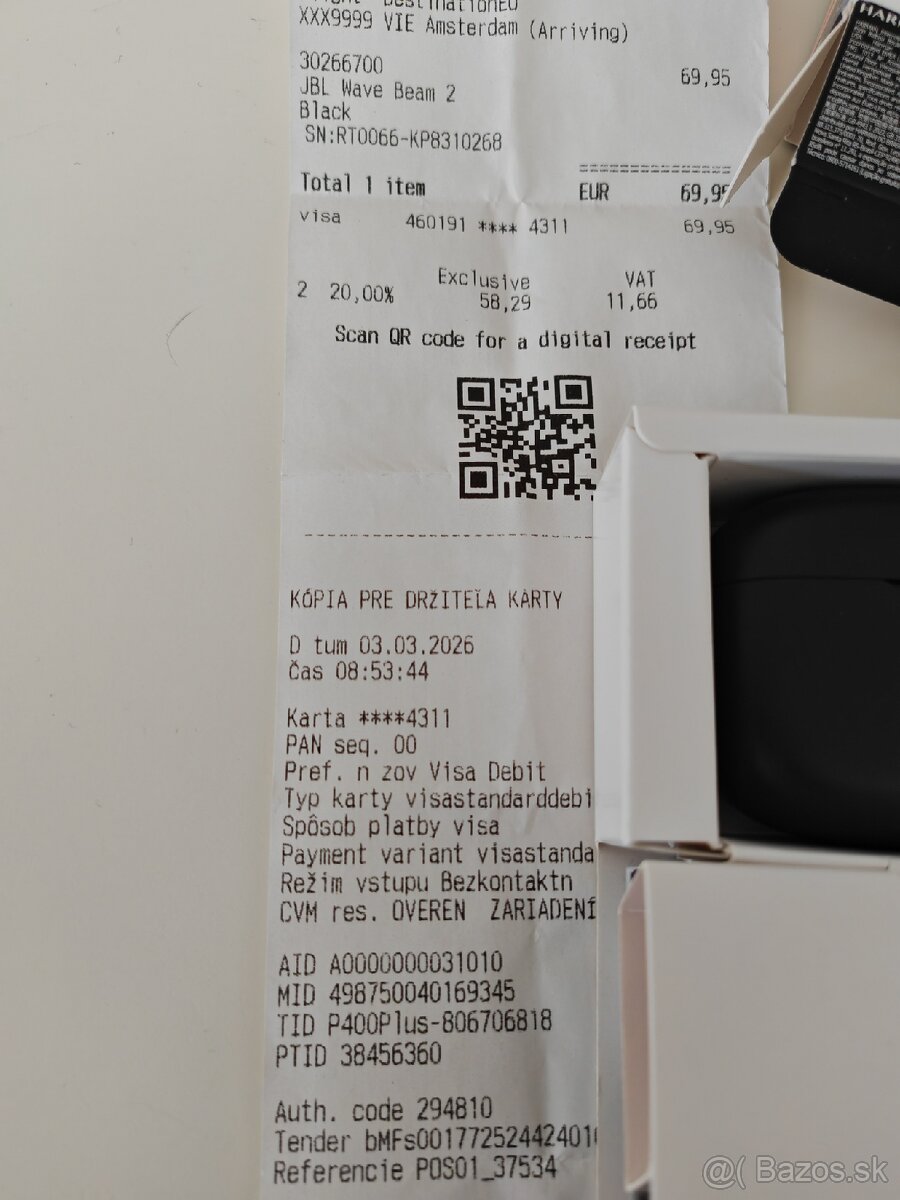 JBL Wave Beam 2, nepoužité - 3