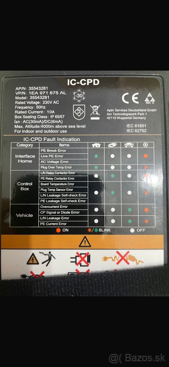 VW nabijací kábel pre elektromobil - 3