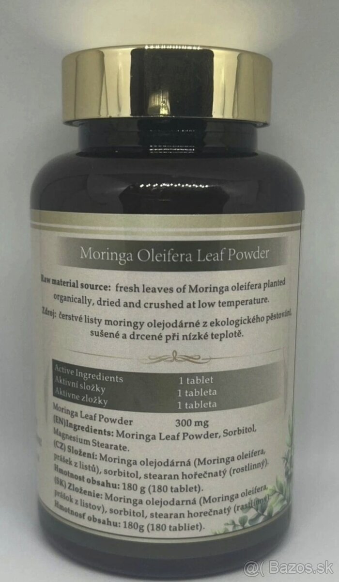 Moringa Oleifera 500mg 180 Tablets - 3