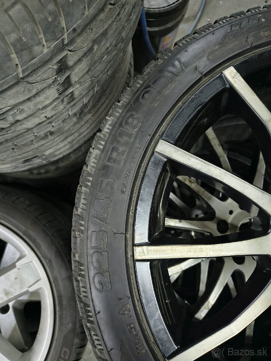 Predám zimnú sadu 5x120 R18 - 3